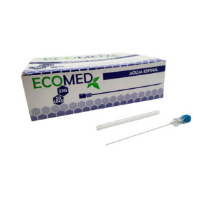 AGUJA ESPINAL 23G - ECOMED - CAJA X 50 UND ( E )