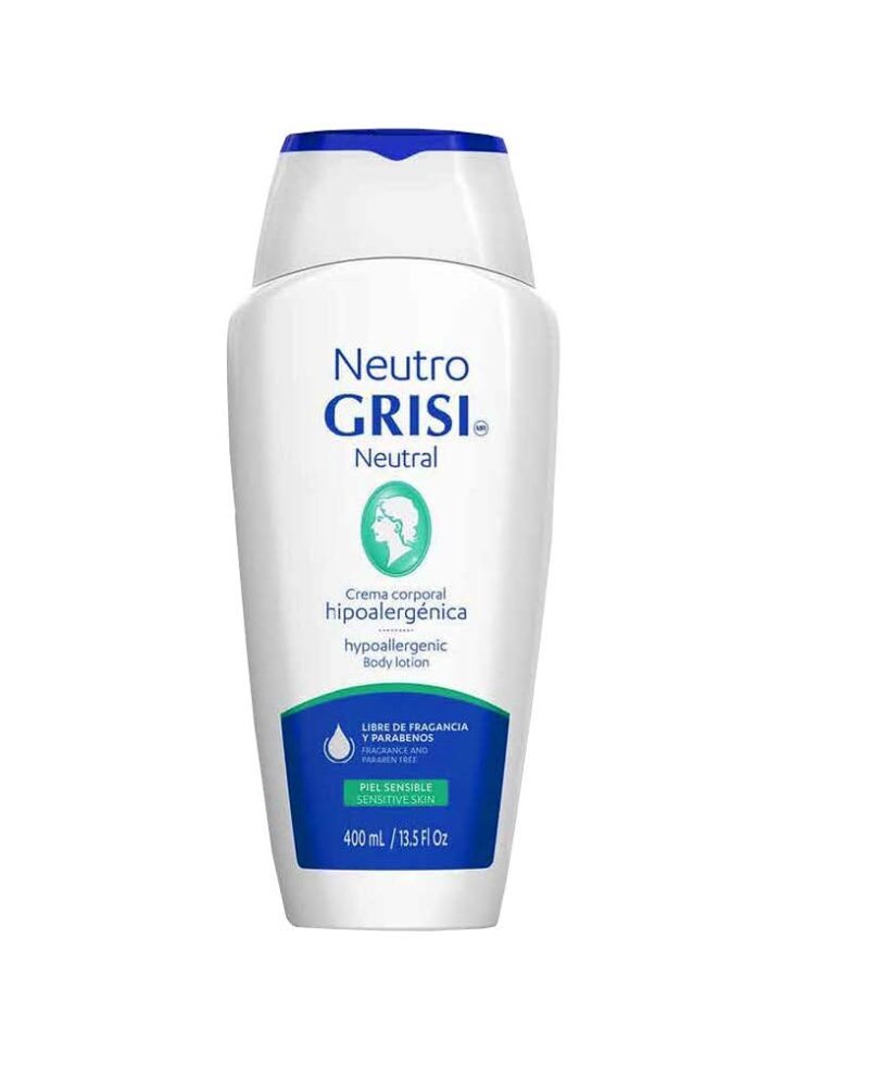 CREMA CORPORAL - GRISI - HIPOALERGINCA 400 ML - BULTO X 12 UND