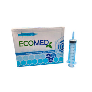 JERINGA LUER LOCK (TIPO TOMMY) SIN AGUJA - 60CC - ECOMED - UNIDAD