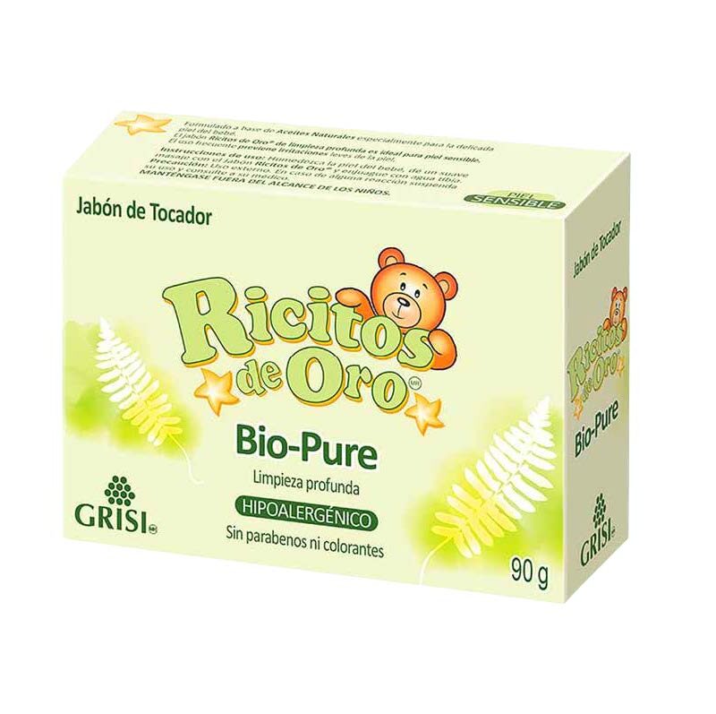 JABON DE TOCADOR - RICITOS DE ORO - BIO PURE - BULTO X 25 UND