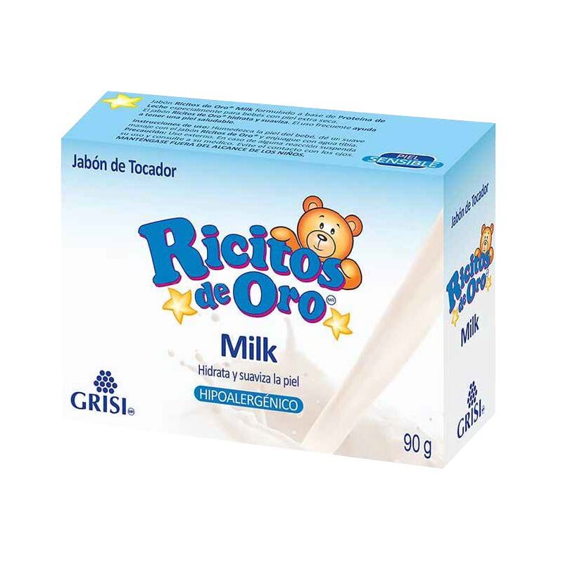 JABON DE TOCADOR - RICITOS DE ORO - MILK - BULTO X 25 UND