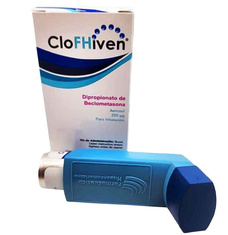 CLOFHIVEN - CON INHALADOR - Beclometasona 250 mcg - UNIDAD ( E )