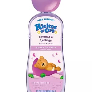 SHAMPOO - RICITOS DE ORO - LAVANDA Y LECHUGA 400 ML - BULTO X 12 UND