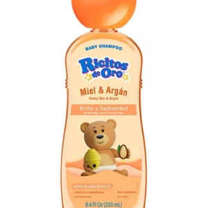 SHAMPOO - RICITOS DE ORO - MIEL Y ARGAN 400 ML - BULTO X 12 UND
