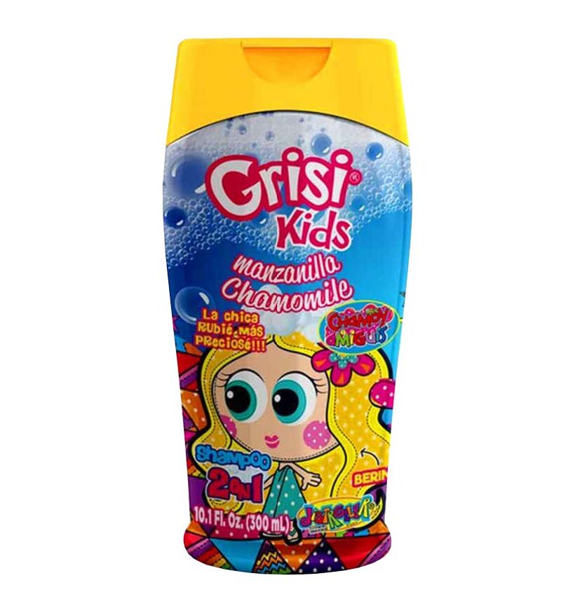 SHAMPOO 2 EN 1 - GRISI KIDS - MANZANILLA 300 ML - BULTO X 12 UND