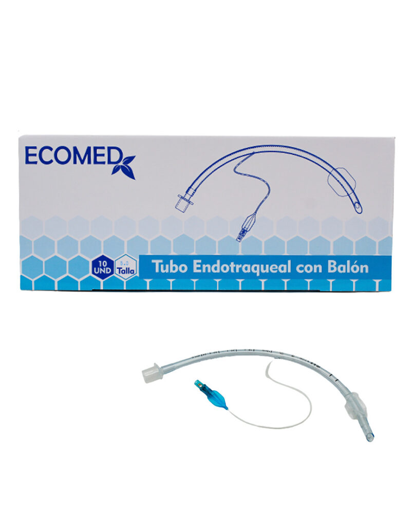 TUBO ENDOTRAQUEAL CON BALON - ECOMED - TALLA 6.0 - CAJA X 10 UND