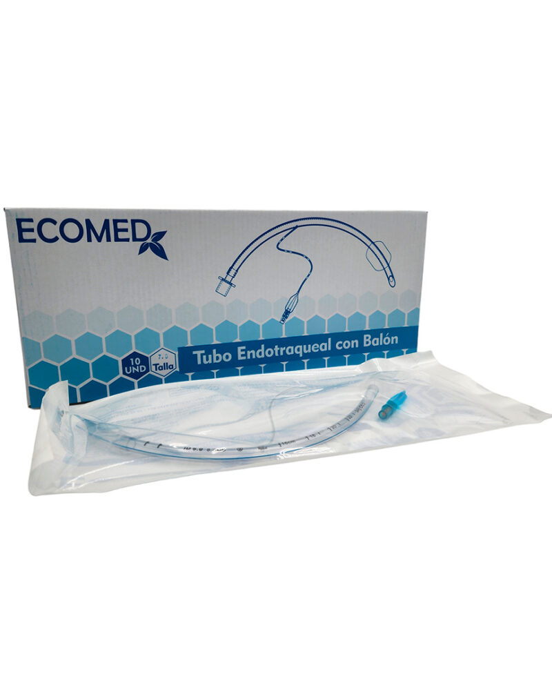 TUBO ENDOTRAQUEAL CON BALON - ECOMED - TALLA 7.0 - CAJA X 10 UND
