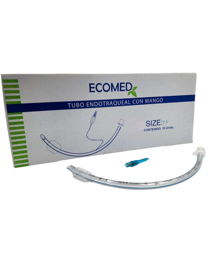 TUBO ENDOTRAQUEAL CON BALON - ECOMED - TALLA 7.5 - CAJA X 10 UND