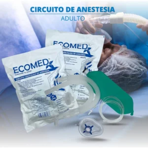 CIRCUITO DE ANESTESIA ADULTO - ECOMED - BULTO X 50 UND