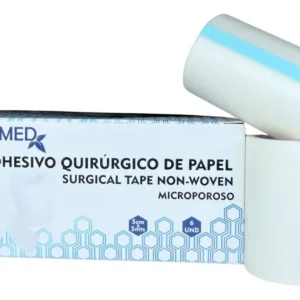 ADHESIVO QUIRURGICO DE PAPEL - MICROPOROSO - ECOMED - 5CM x 5MTS - BULTO x 30 CAJAS (180 UND) ( E )